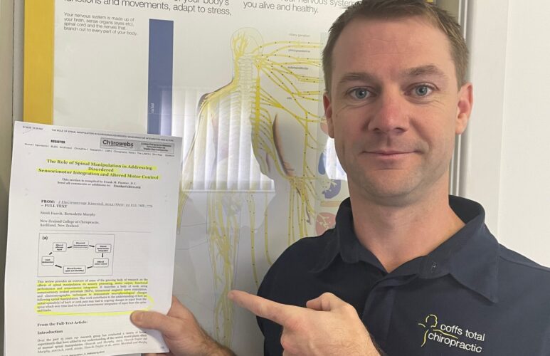 Jason Barby with research paper exploring link between co-ordination, chiropractic care and golf performance